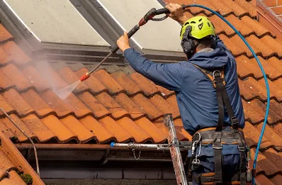 Démoussage et hydrofuge de toiture à la Combe-de-Lancey